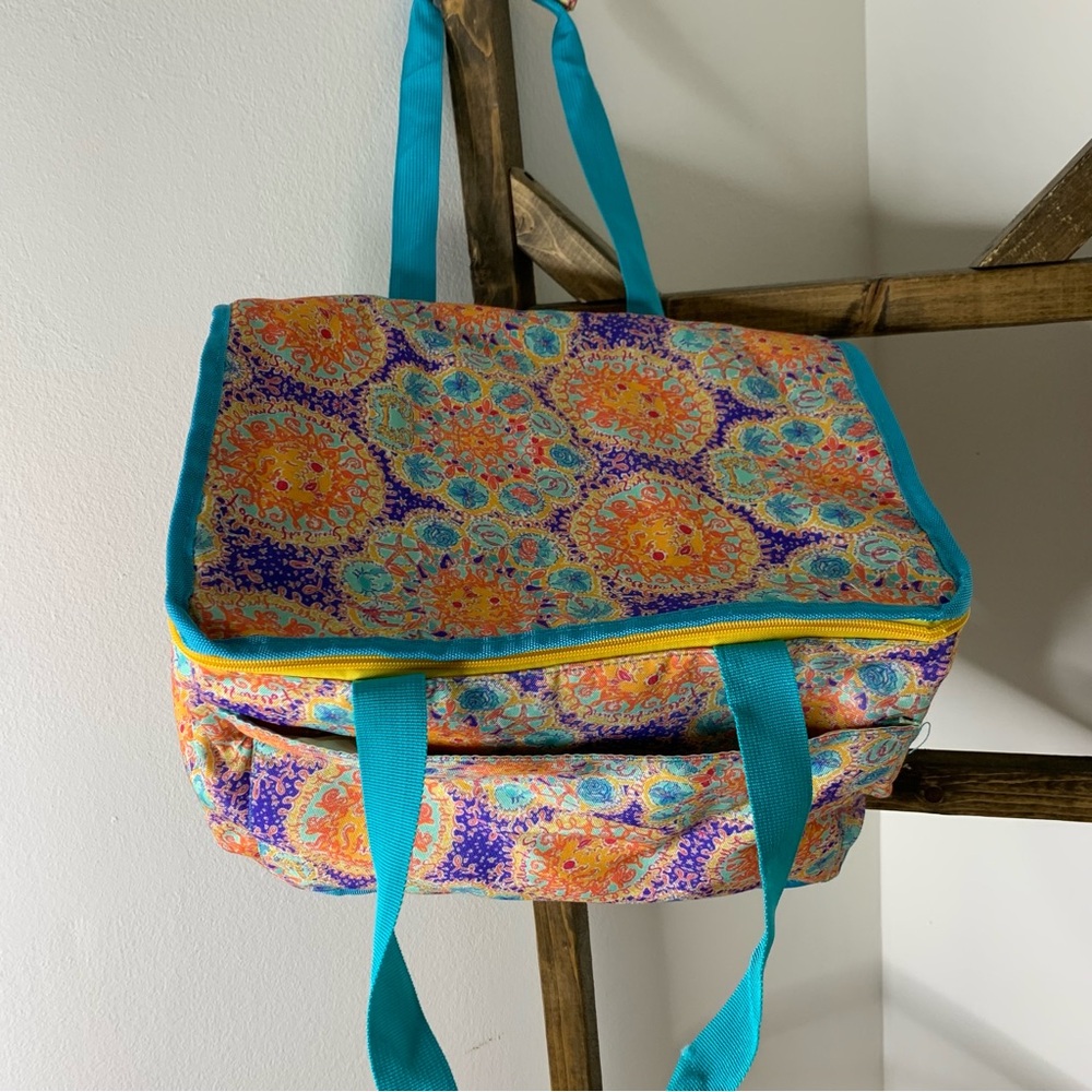 Colorful Patterned Cooler Bag - Picture 2 of 6